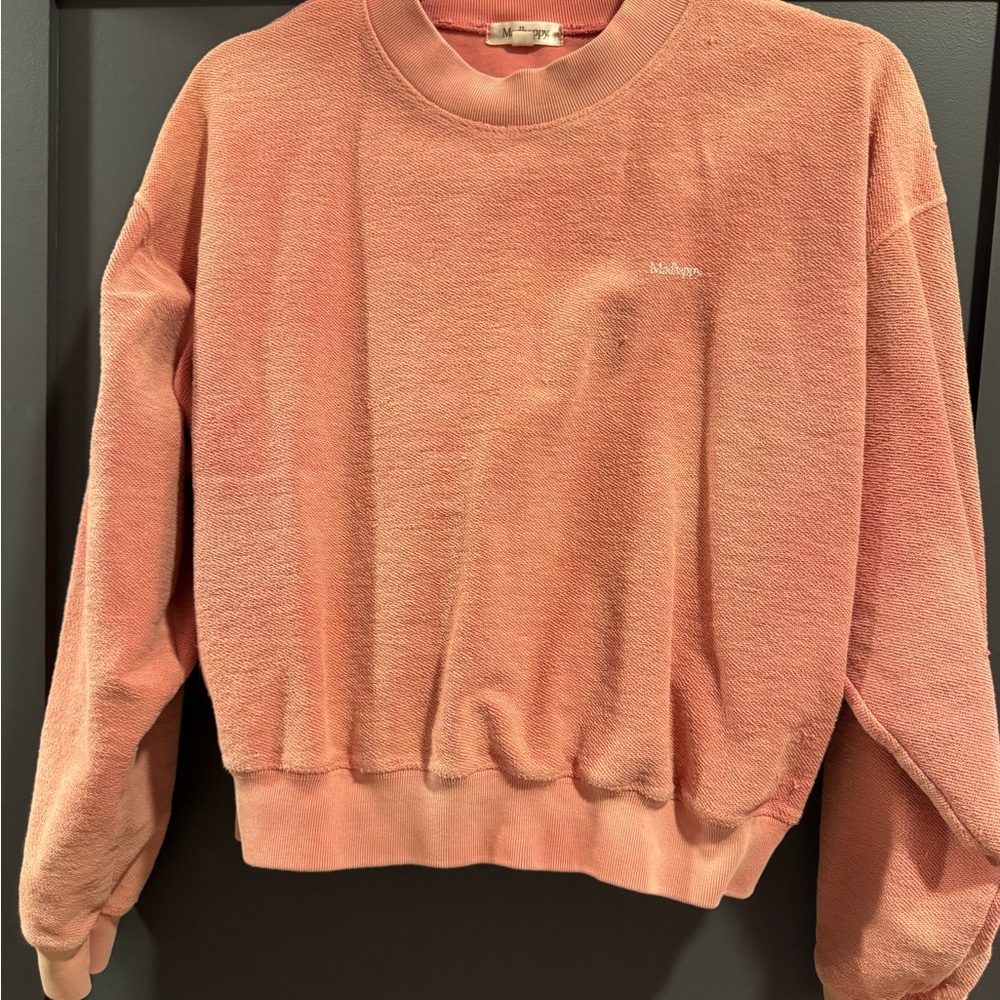 Madhappy Coral Pink Terry Crew